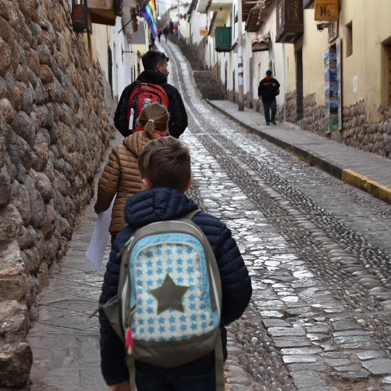 Visite des rues de Cusco